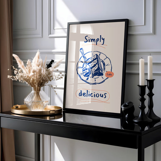 Simply Delicious Cake Poster