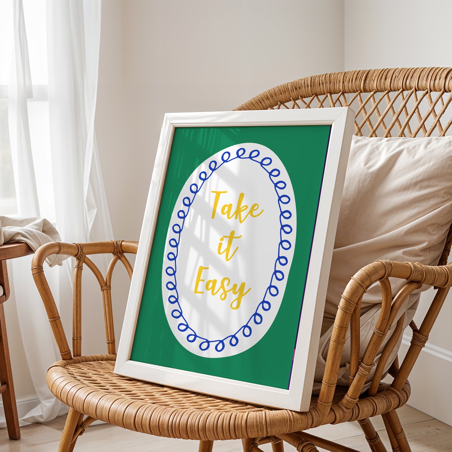 Take It Easy – Relaxation Reminder Print