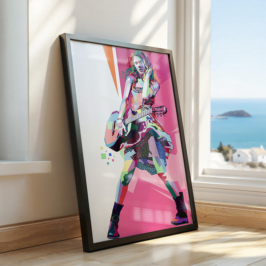 Taylor Swift Pop Art Wall Art – Guitar Edition