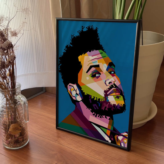 The Weeknd Pop Art Poster