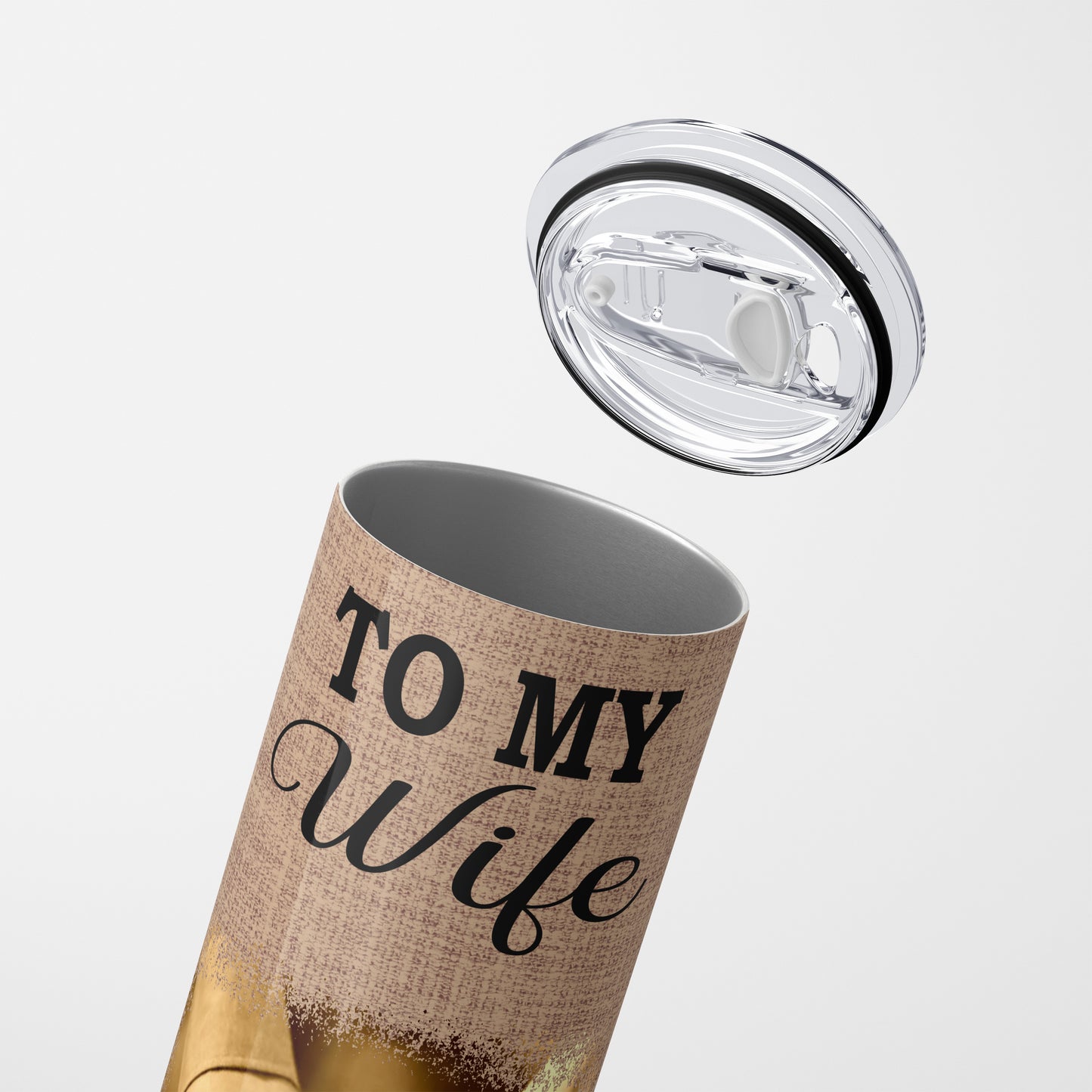 To my Wife - 600 ml Stainless Steel Tumbler