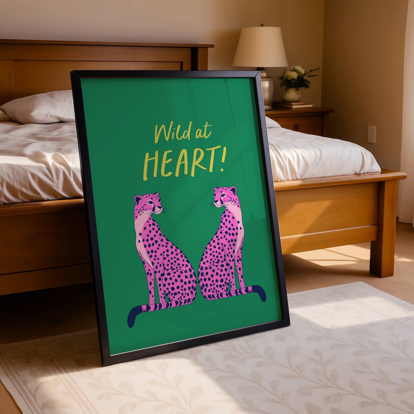 Wild at Heart! – Vibrant Cheetah Duo Print