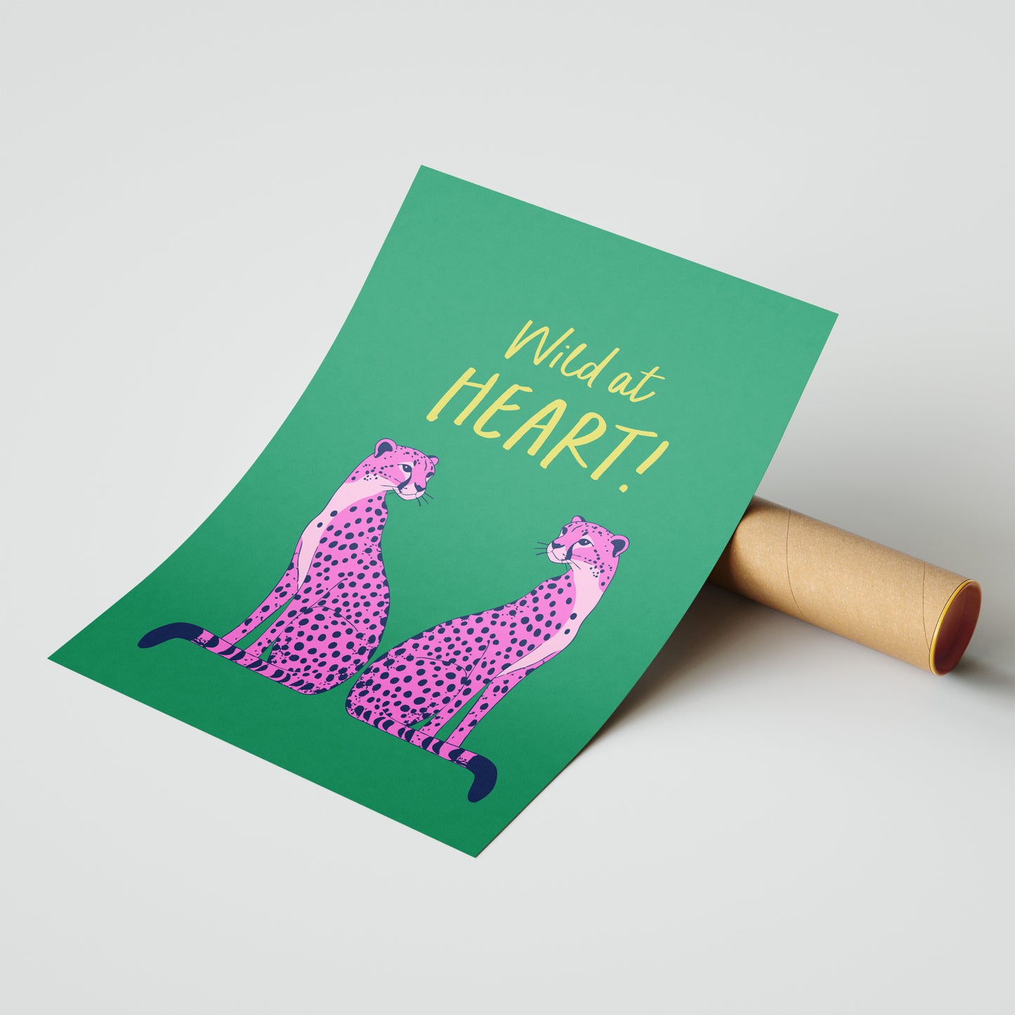 Wild at Heart! – Vibrant Cheetah Duo Print