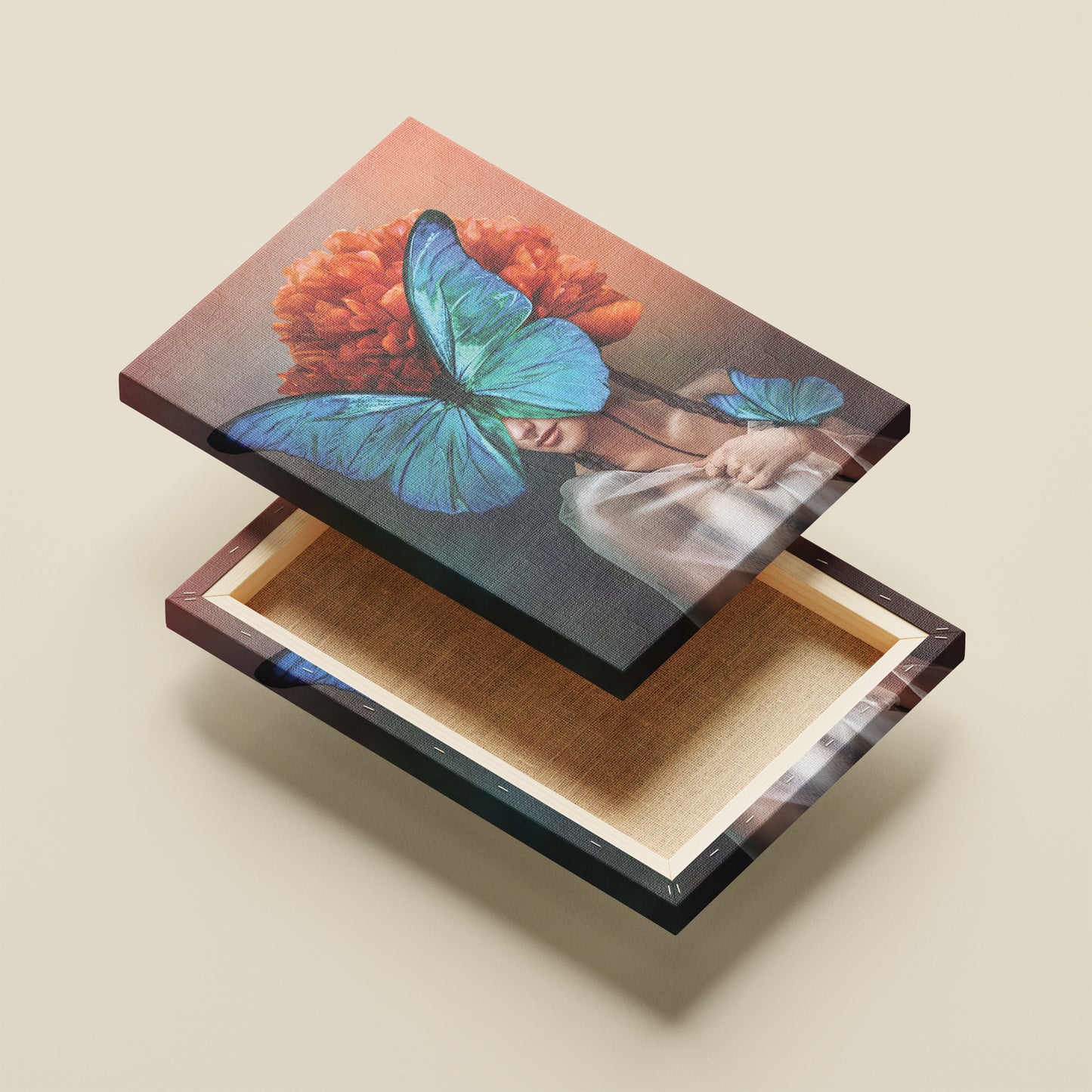 Bloom & Metamorphosis – Surreal Feminine Art Poster