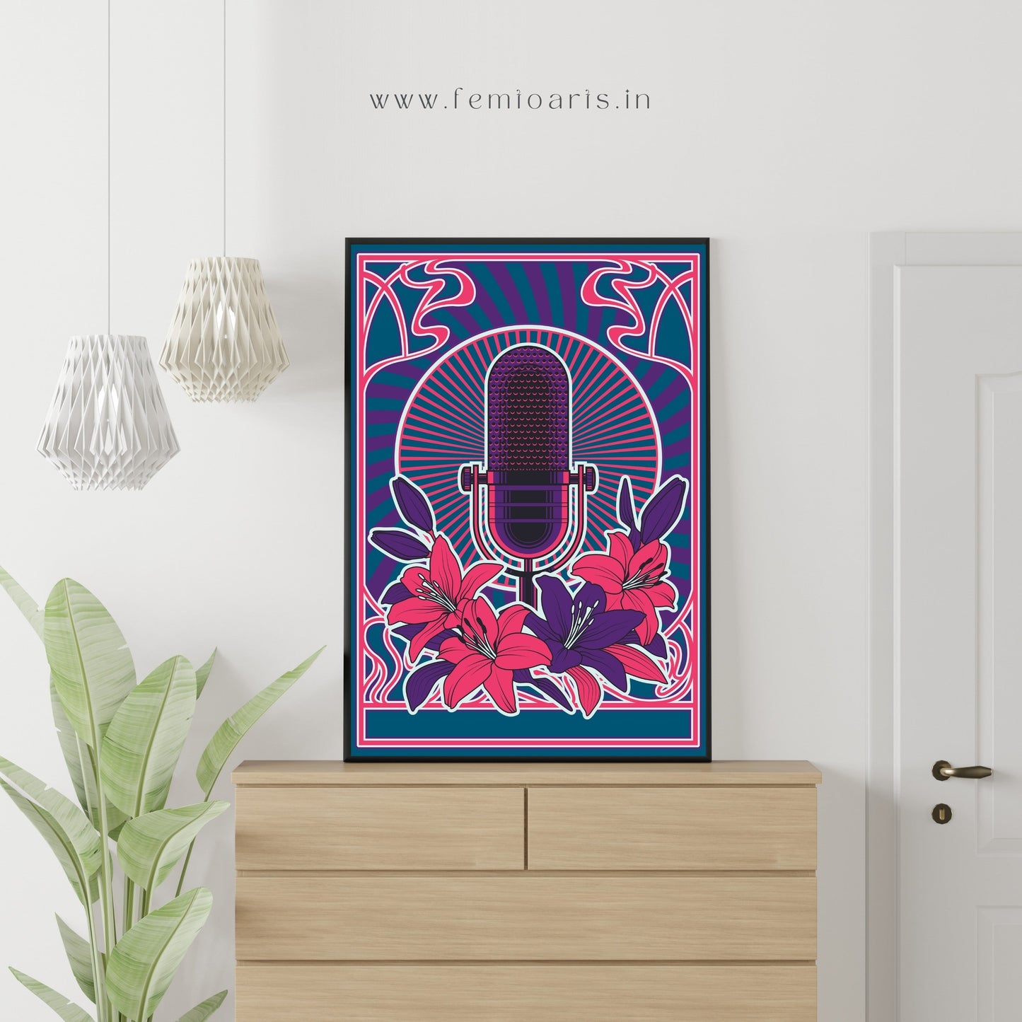 Psychedelic Art - Spread Love Microphone