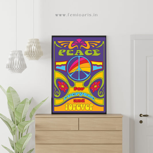 Psychedelic Art - Peace for everyone and forever