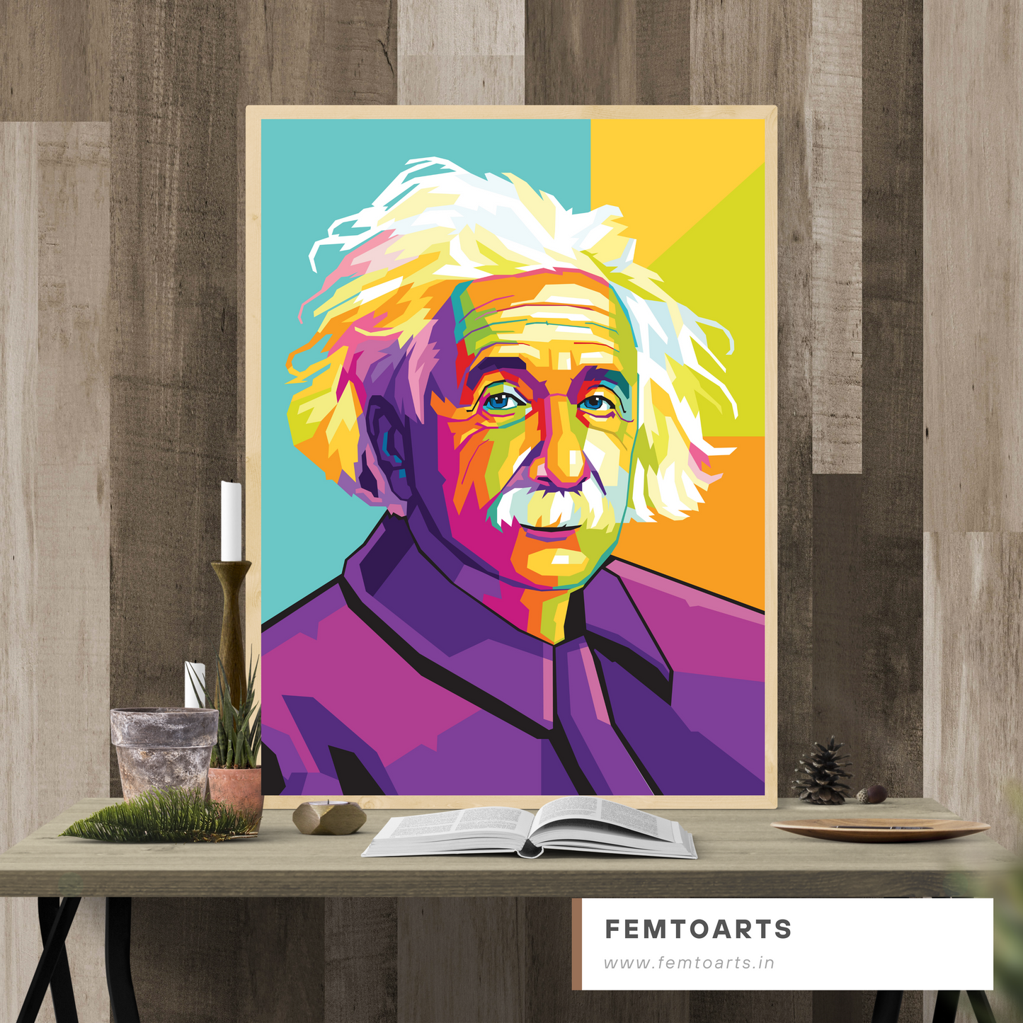 Albert Einstein Pop Art