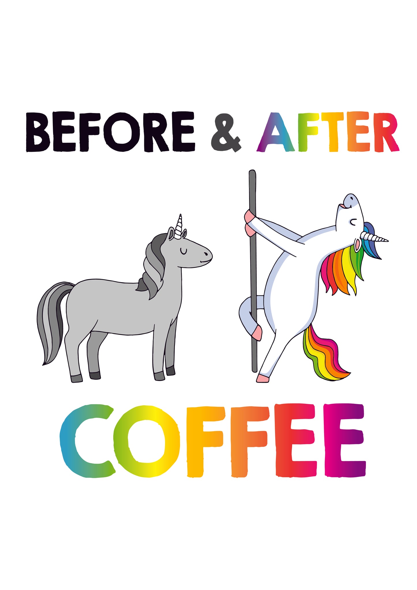 Before and After Coffee