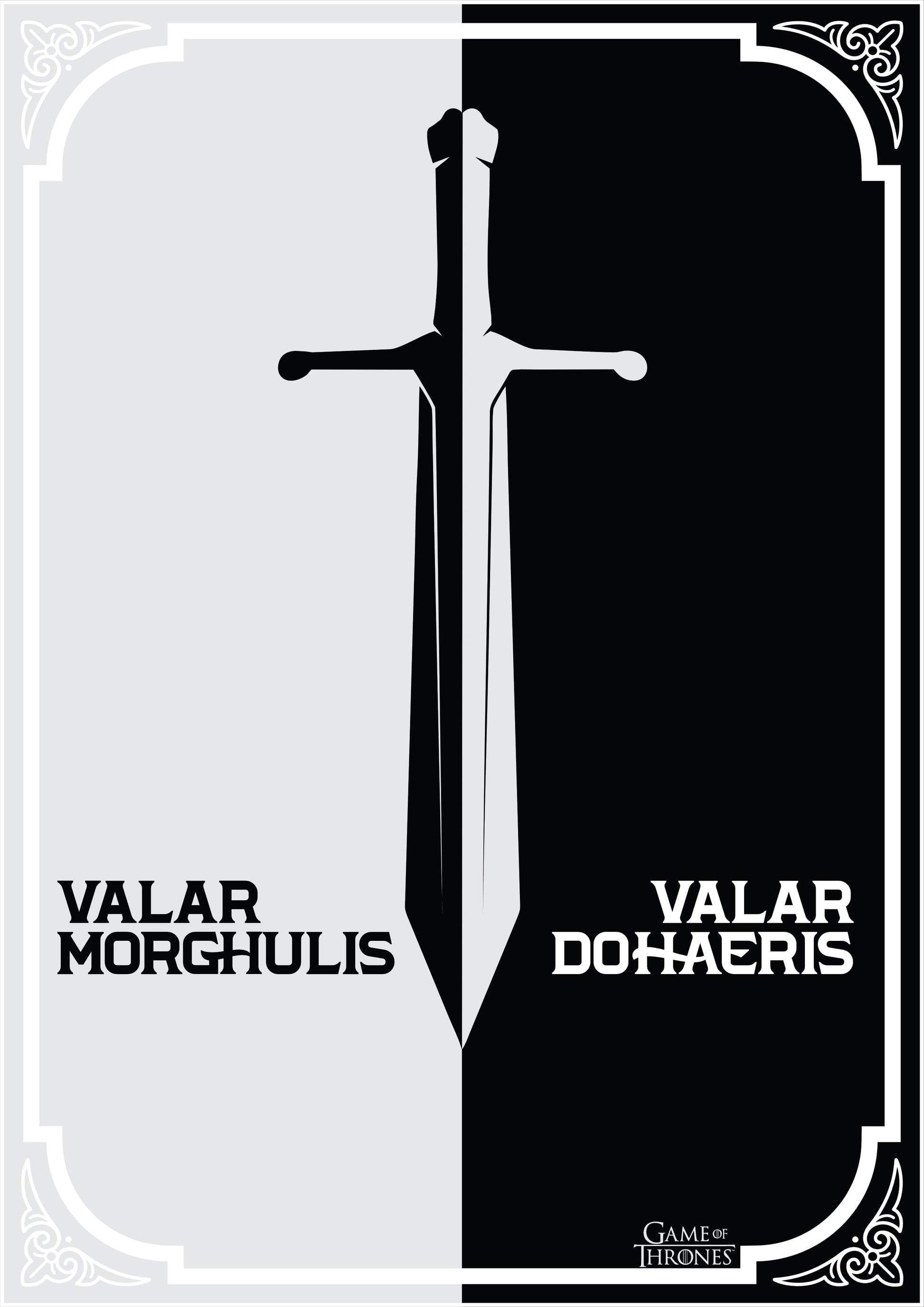 Game of Thrones Valar FEMTOARTS
