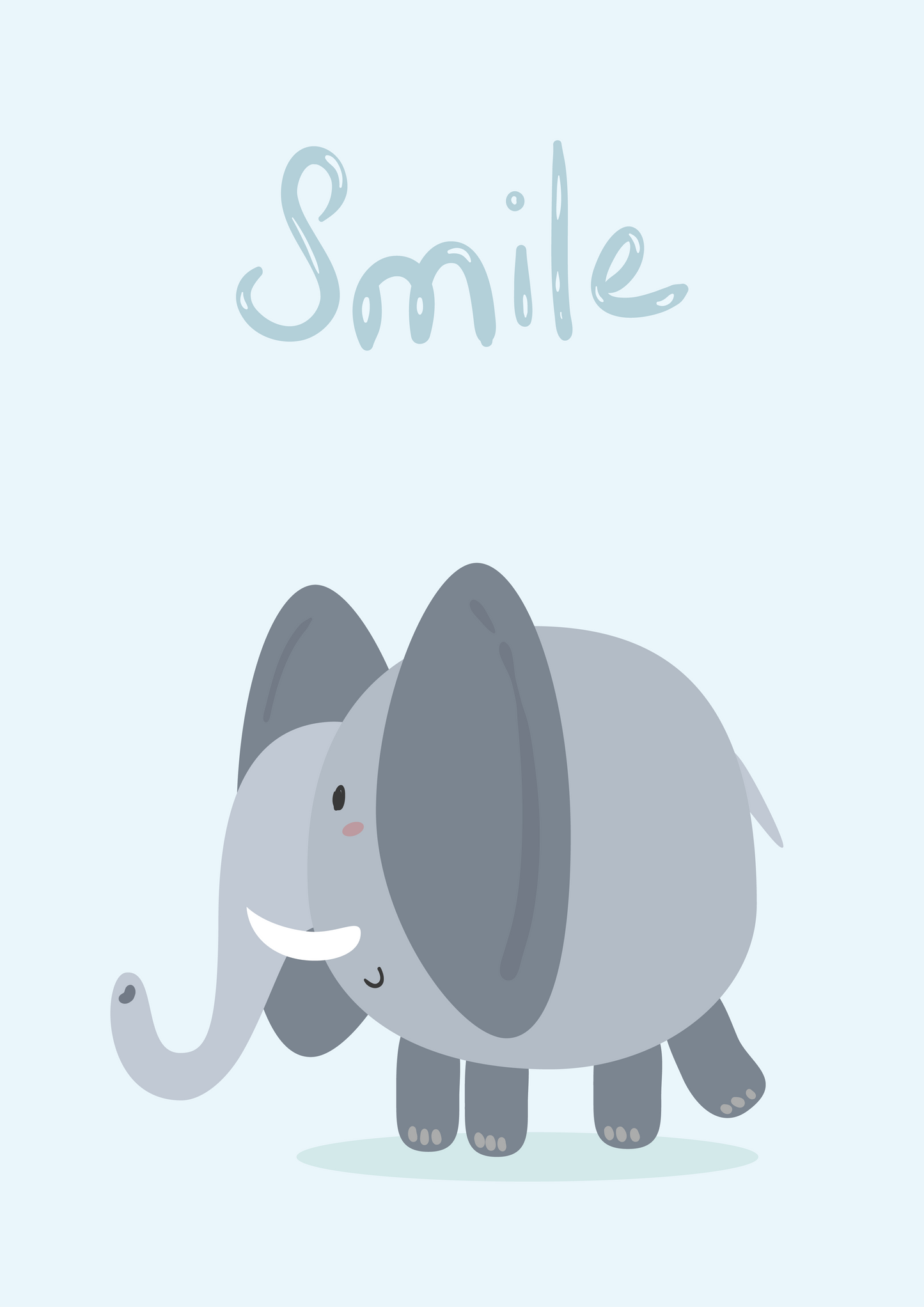 Smile with Cute Elephant