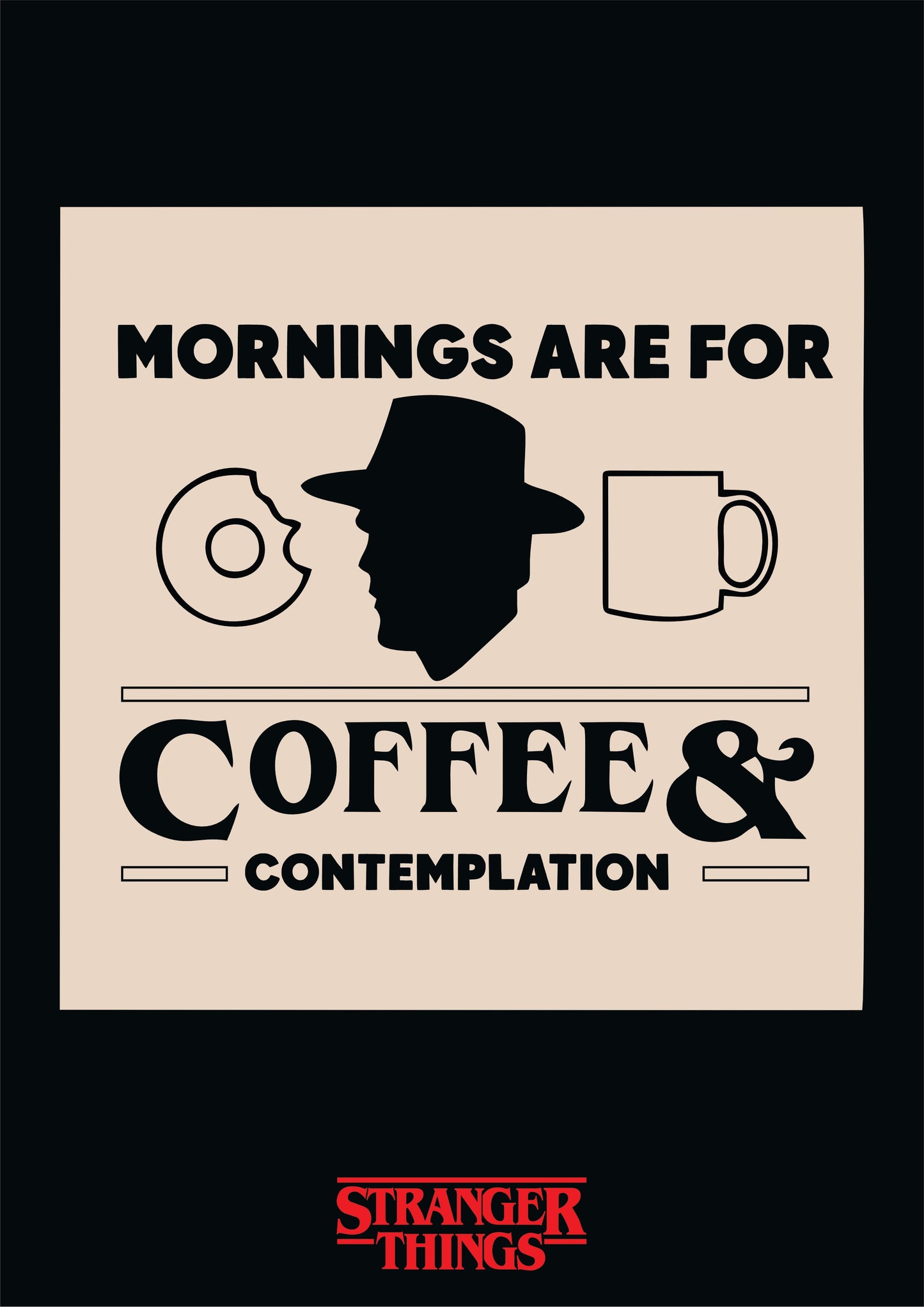 Stranger Things Coffee Contemplation FEMTOARTS stranger-things-coffee-contemplation-femtoarts