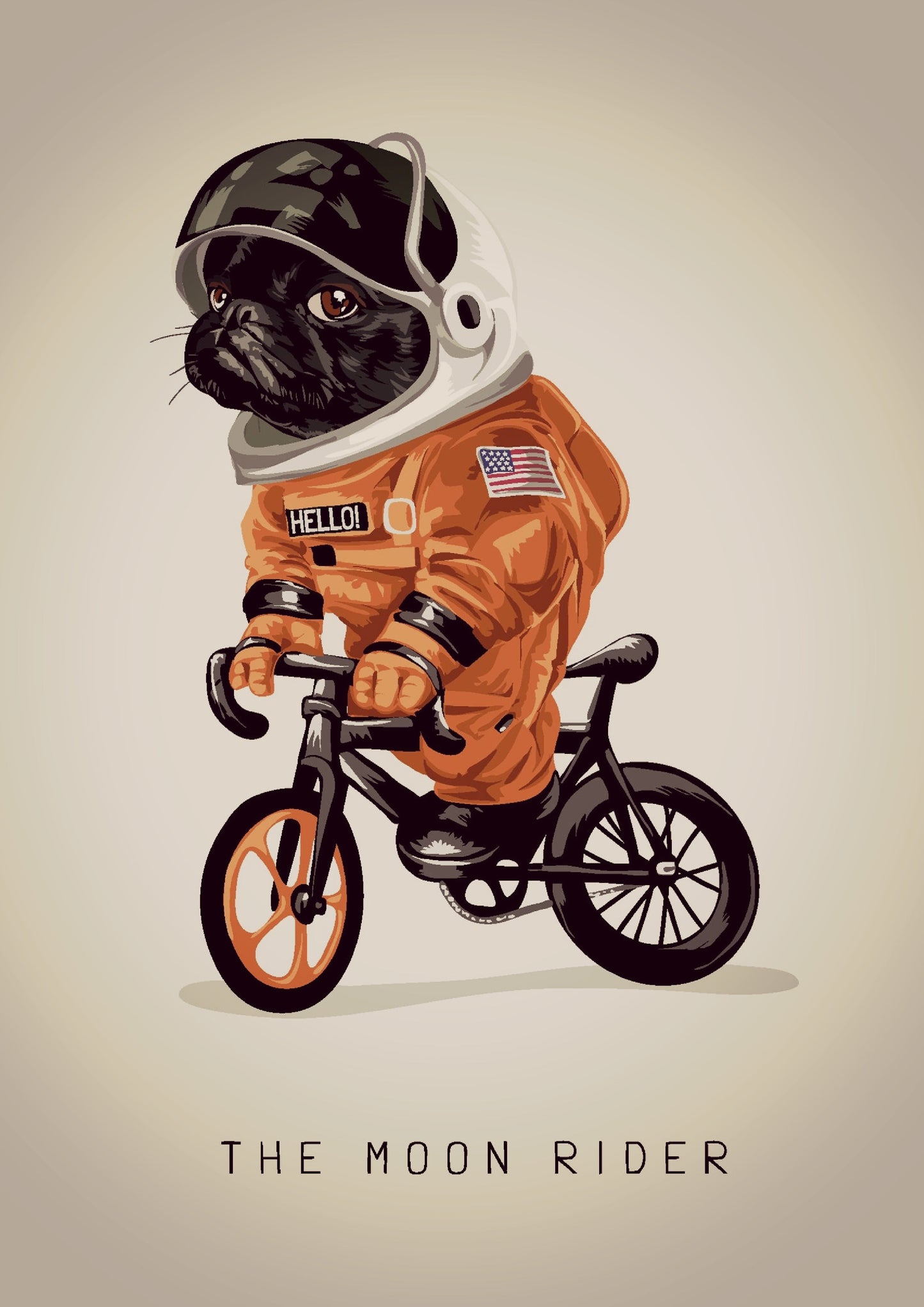The Moon Rider Dog