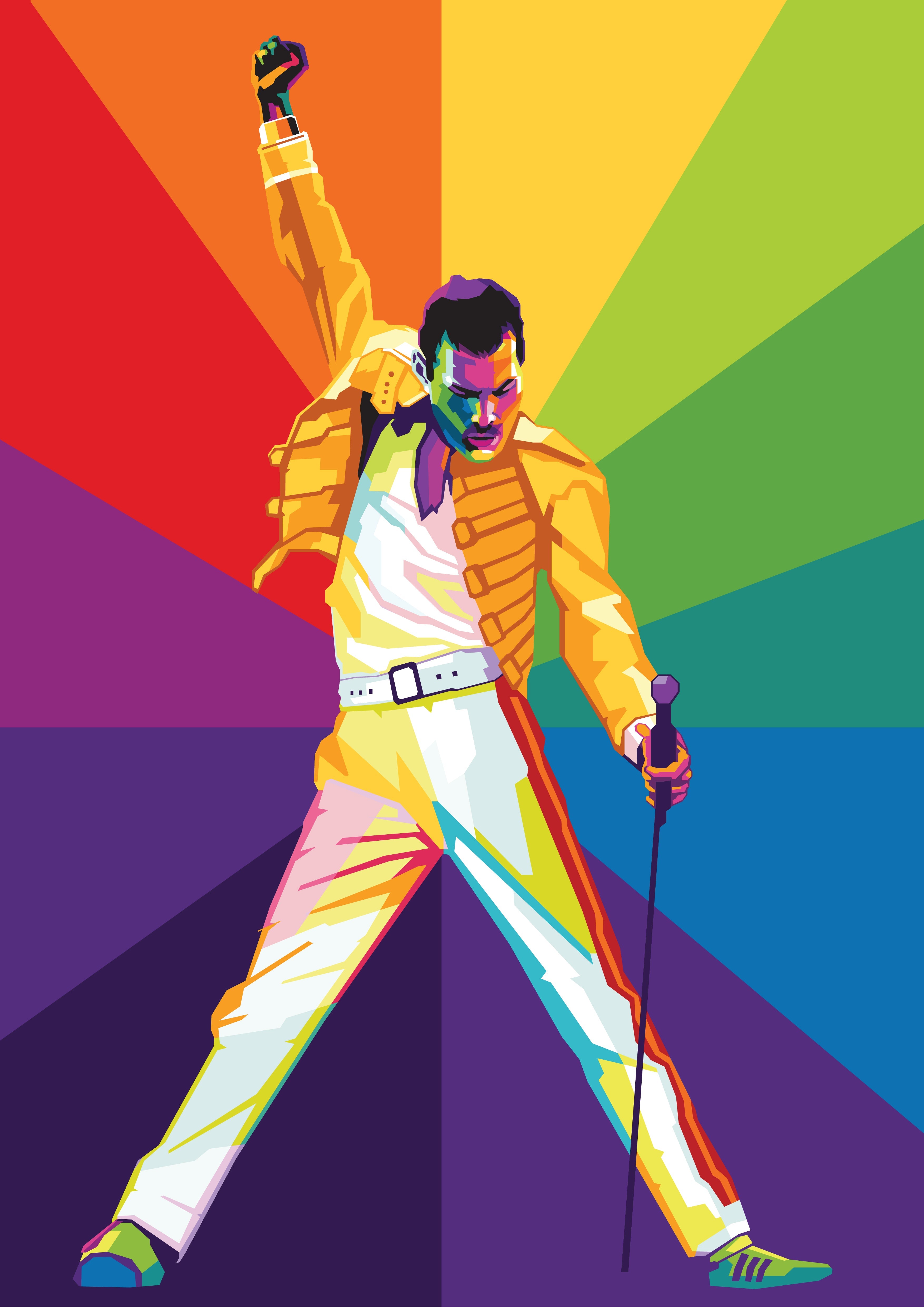 Freddie Mercury Pop Art – FEMTOARTS