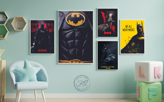 The Bat Wall (Set of 5 Prints)