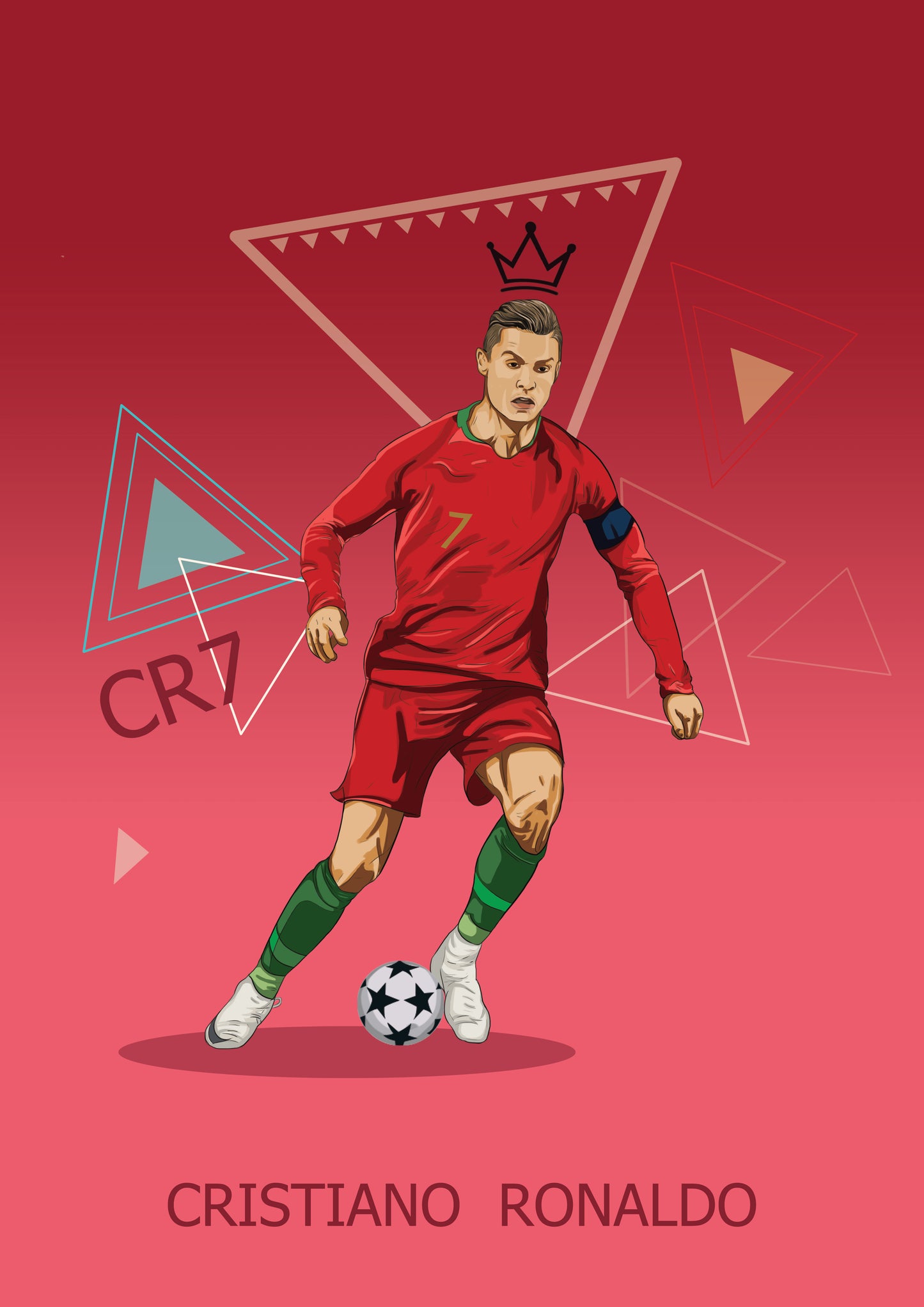 Cristiano Ronaldo - Illustration Art